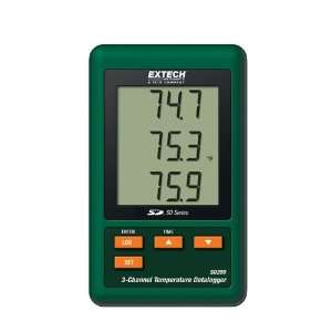 Extech SD200 3 Channel Temperature Data Logger  Industrial 