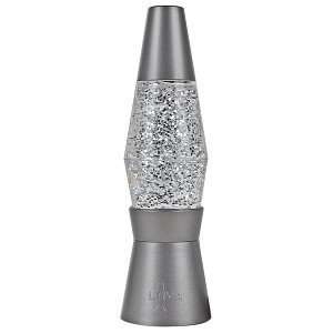   Phasing Mini Glitter Lava Lamp (Silver Base & Cap)