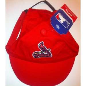   Cardinals Red dog pet sports cap LG 6 over 25 lbs: Kitchen & Dining