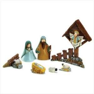  Homespun Nativity Scene: Home & Kitchen