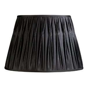   Classic 6.25 Inch Pinched Pleat Clip Shade, Black