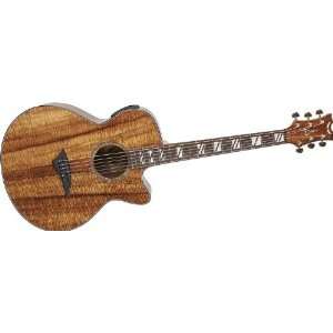   Koa Acoustic Electric Guitar With Aphex Koa Wood Musical Instruments