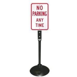  No Parking Anytime Sign & Post Kit Engineer Grade, 14 x 