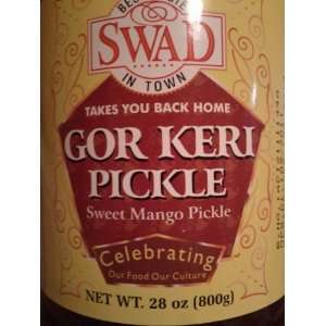 Swad Gor Keri Pickle (Sweet Mango)  Grocery & Gourmet Food