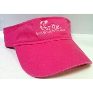 GRITS (Girls Raised in the South)   Pink Visor