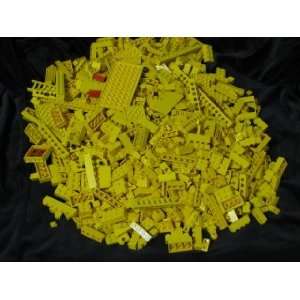  Lego bricks and pieces (yellow 3+1/4 pounds): Toys & Games