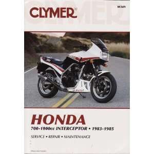 : Clymer Honda V Fours 700 1000 Interceptor Manual M349 , 1984 Honda 