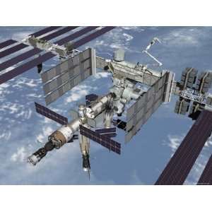 Computer Generated Image of the International Space Station Premium 