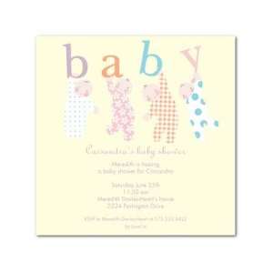  Baby Shower Invitations   Baby Bunch By Meri Meri: Baby