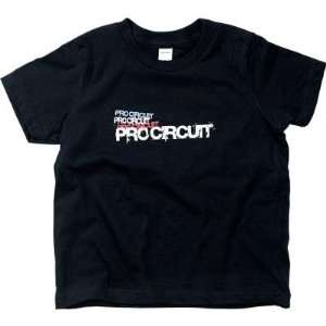  PRO CIRCUIT TEE YOUTH STACK BK SM PC06301 0204: Automotive