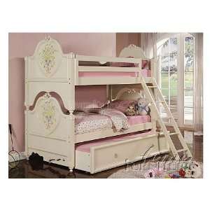   Furniture Doll House Twin Over Twin Bunk Bed 02600: Home & Kitchen