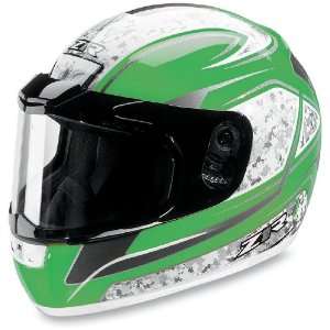  Z1R Phantom Snow Tron Helmet Green Eagle Small S 0121 0367 Automotive