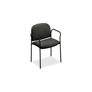  HON 4051 Multipurpose Dark Gray Stacking Chairs with Arms 