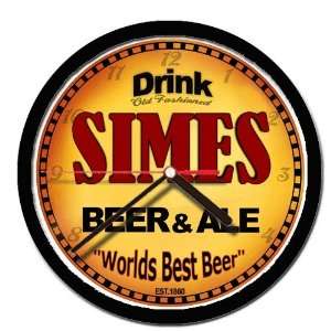  SIMES beer and ale cerveza wall clock: Everything Else