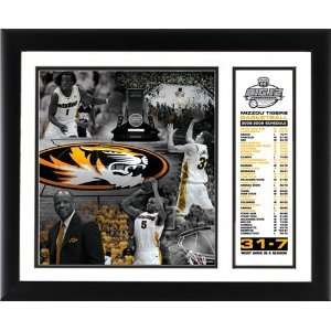  Missouri Tigers Framed Big 12 Basketball Collage: Sports 