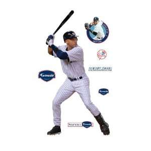  Fathead Derek Jeter New York Yankees Wall Decal: Sports 