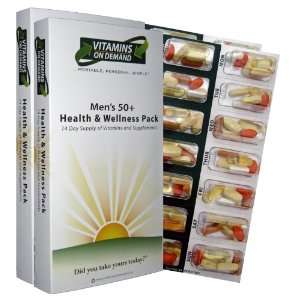  Vitamins On Demand Mens 50+ Health and Wellness Vitamin 