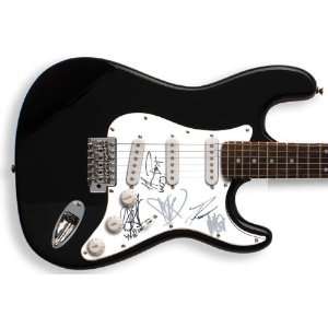  Walls of Jericho Autographed Signed Guitar & Proof 