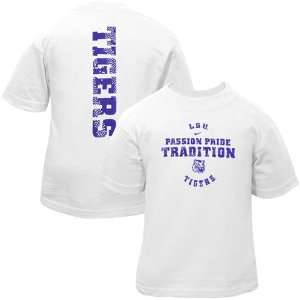  Nike LSU Tigers White Toddler Tradition T shirt: Sports 