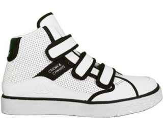    Cream & Canvas SC300 White/Black Mens Sneakers 100300 101: Shoes