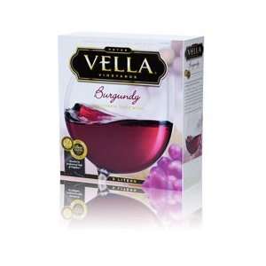 Vella Burgundy 5ltr Box Grocery & Gourmet Food