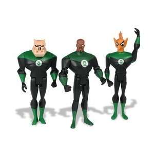  DC Superheroes 3 Pack 4.75 Tomar Re, Green Lanter and 