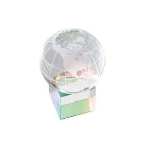  Chass Prism Cube Glass Globe Paperweight 885 012: Home 