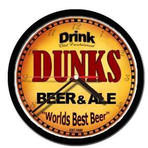  DUNKS beer and ale cerveza wall clock: Everything Else