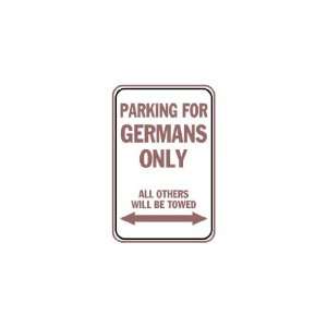  3x6 Vinyl Banner   Parking for Germans 