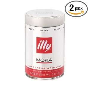   Normale MOKA Ground Coffee (Red Band), 8.8 Ounce Tins (Pack of 2