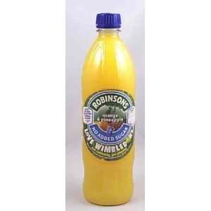 Robinsons Orange & Pineapple No Sugar. 12 X 1 Liter:  