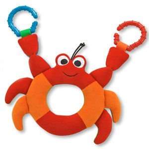  Double Sided Linking Crab Soft Toy: Baby