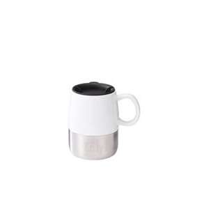  White Ceramic Coffee Mug: Kitchen & Dining