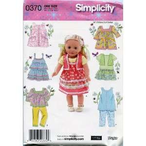   Simplicity Sewing Pattern 0370 18 Doll Clothes: Arts, Crafts & Sewing