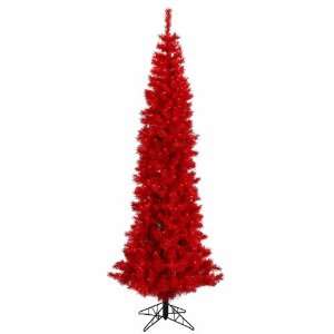    9 x 41 Red Pencil Tree 500 Red Lights 1317 Tips: Home & Kitchen