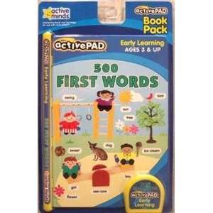  500 First Words Active Pad Interactive Book & Cartridge 