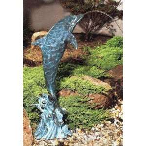  Dolphin Garden Fountain Patio, Lawn & Garden