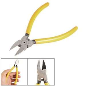  6 Yellow Plastic Coated Grip Diagonal Pliers Wire Side 