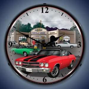 1970 Chevelle Lighted Advertising Clock