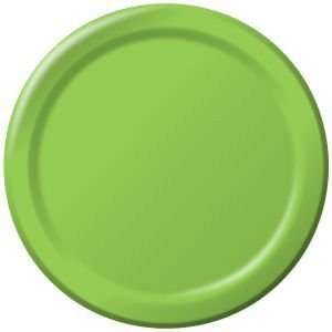  Lime Green 10 Inch Paper Plates 24 Per Pack: Kitchen 