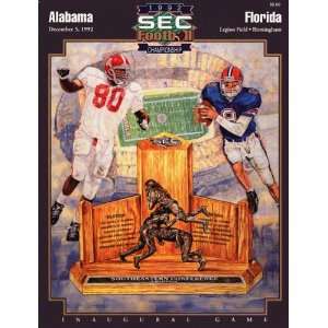  1992 Alabama vs. Florida SEC Championship 22 x 30 Canvas 