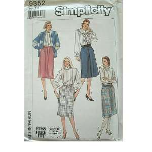  MISSES SET OF SKIRTS SIZE 14 FUSS FREE FIT SIMPLICITY 