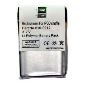    Battery for Apple Ipod Shuffle 616 0212  1GB 512MB Electronics