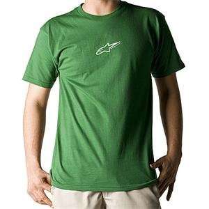  Alpinestars Logo Astar T Shirt   Large/K Green: Automotive