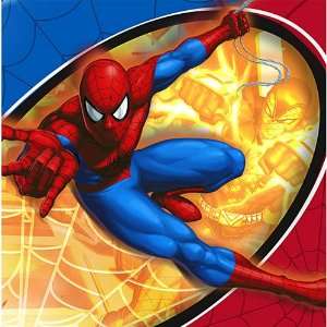  Spider Sense Spiderman Lunch Napkins Package of 16 Toys 