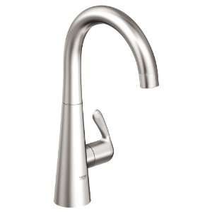   30 026 SD0 Ladylux3 Basin/Pillar Tap Faucet, RealSteel Stainless Steel