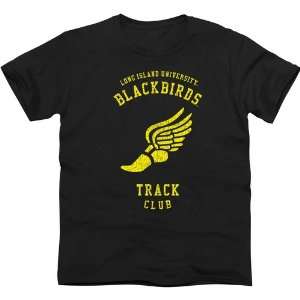  NCAA LIU Brooklyn Blackbirds Club Slim Fit T Shirt   Black 