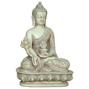  Nepali Medicine Buddha Statue, Stone 