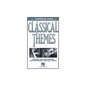  Classical Themes Paperback Songbook Musical Instruments