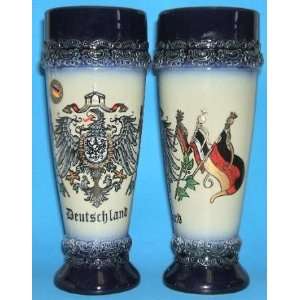 Deutschland Germany Eagle & Flags German Wheat Beer Cup